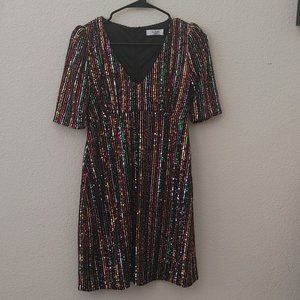 ALI & JAY Sequin Part Dress